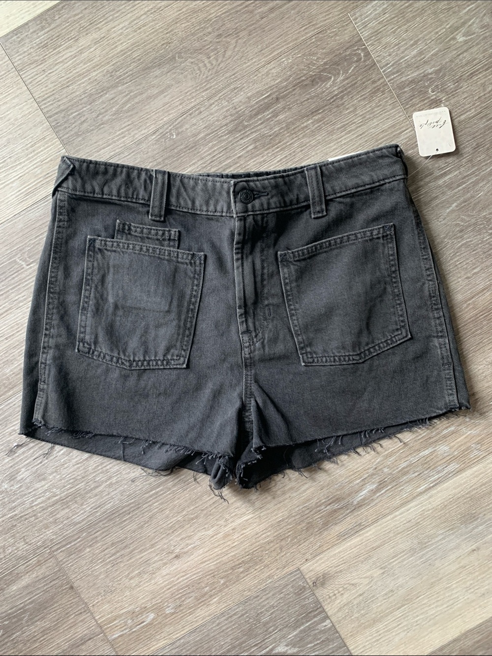 FREE PEOPLE Bettie Sailor Shorts We The Free NWT Black - Picture 5 of 10